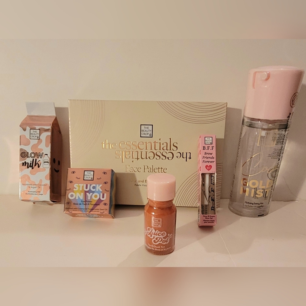 The Beauty Crop: Palette, Stuck on You, Gold Mist, BFF, Juice Pot, Glow Milk